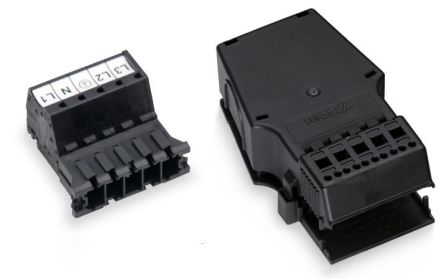 WAGO 831 Series Plug, 5-Pole, Cable Mount, 35A, IP20 [831-3205/1020-004]; 279-2333