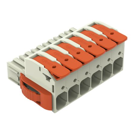 WAGO 832 Series Female Connector for Use with Male Connector, 76A, CSA [832-1106/037-000]; 279-2362