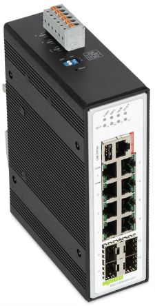 WAGO Managed 8 Port Industrial Ethernet Switch RJ-45 [852-1305/000-001]; 279-2405