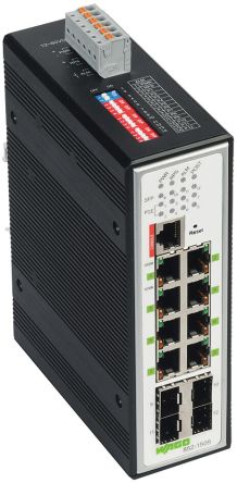WAGO Managed 8 Port Industrial Ethernet Switch RJ-45 [852-1505]; 279-2411