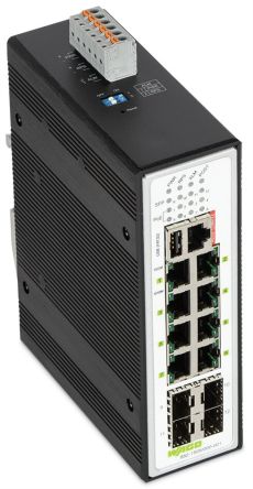 WAGO Managed 8 Port Industrial Ethernet Switch RJ-45 [852-1505/000-001]; 279-2412