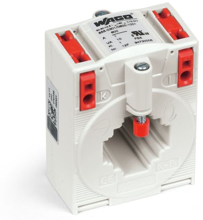 WAGO 855 Series Current Transformer Current Transformer, 600A Input, 600:1, 1 A Output [855-301/600-1001]; 279-2438