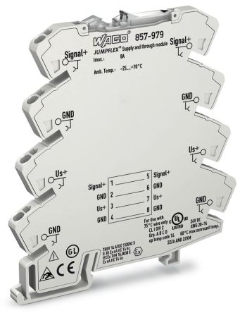 WAGO 857 Series Module, AC Voltage Input, 30V ac/dc Supply [857-979]; 279-2545