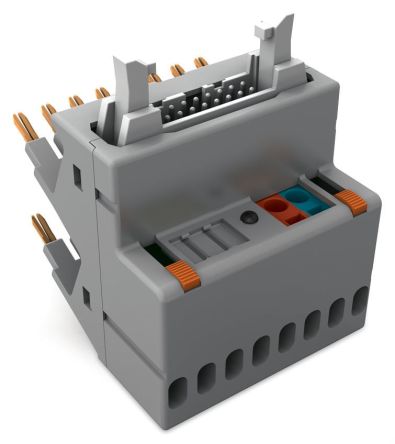 WAGO 857 Series 14-Contact Male Interface Module, DIN 41651 Connector, Pluggable to basic module, 3A [857-982]; 279-2547