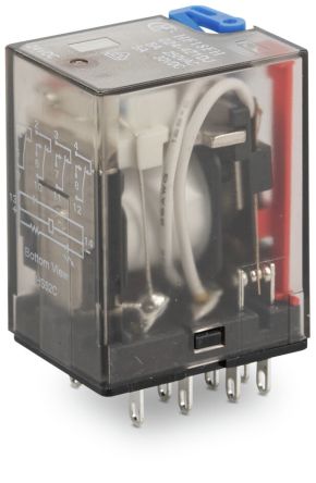WAGO Plug-In Mount Relay, 24V dc Coil, 5A Switching Current, 4PDT [858-150]; 279-2549