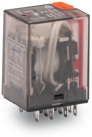 WAGO Plug-In Mount Relay, 24V ac Coil, 5A Switching Current, 4PDT [858-154]; 279-2551