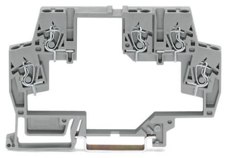 WAGO 859-501 859 Series Grey, 2.5mm², Cage Clamp Termination [859-501]; 279-2598