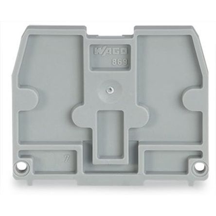 WAGO 869 Series End Plate for Use with Terminal Block [869-375]; 279-2794