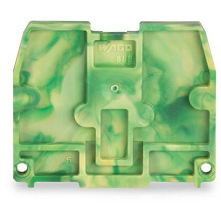 WAGO 869 Series End Plate for Use with Terminal Block [869-379]; 279-2796