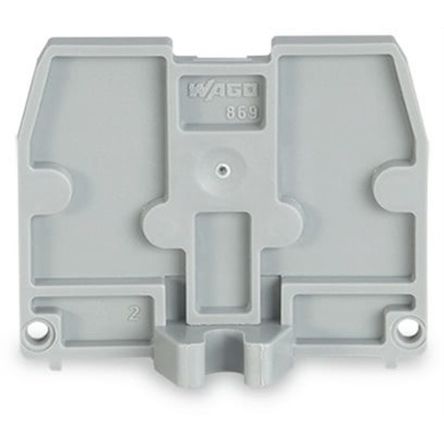 WAGO 869 Series End Plate for Use with Terminal Block [869-385]; 279-2797