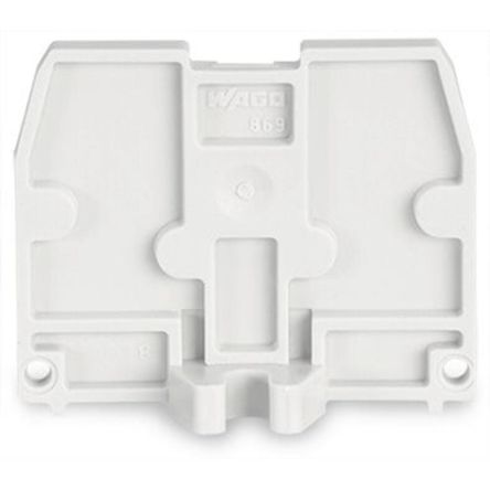 WAGO 869 Series End Plate for Use with Terminal Block [869-387]; 279-2798