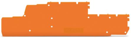 WAGO 870 Series End And Intermediate Plate for Use with Rail Mounted Terminal Blocks With CCC [870-149]; 279-2816