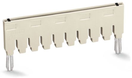 WAGO 870 Series Jumper for Use with Terminal Block, 18A [870-437]; 279-2835