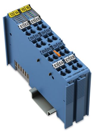 WAGO 750 Series Input Module for Use with PLC, Digital, 24 V dc [750-439/040-000]; 279-2881