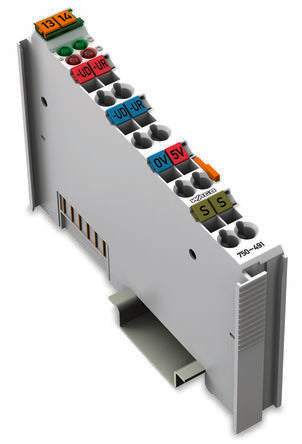 WAGO 750 Series Analog Input Module for Use with PLC, Analogue, 5 V dc [750-491]; 279-2955