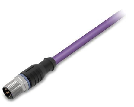 WAGO Straight Male 5 way M12 to Unterminated Actuator/Sensor Cable, 2m [756-1103/060-020]; 279-3188