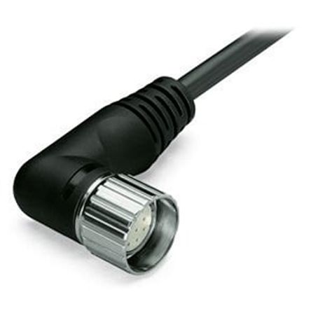 WAGO Right Angle Female 12 way M23 to Unterminated Actuator/Sensor Cable, 10m [756-3202/120-100]; 279-3232