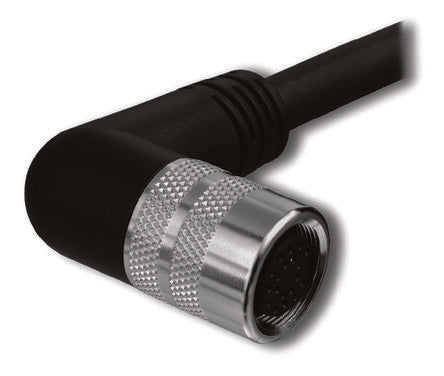 WAGO Right Angle Female 14 way M16 to Unterminated Actuator/Sensor Cable, 5m [756-3206/140-050]; 279-3242