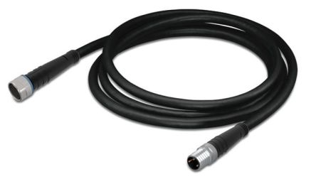 WAGO Straight Female 3 way M8 to Straight Male 3 way M8 Actuator/Sensor Cable, 2m [756-5201/030-020]; 279-3253