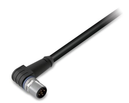 WAGO Right Angle Male 5 way M12 to Unterminated Actuator/Sensor Cable, 5m [756-5312/060-050]; 279-3267