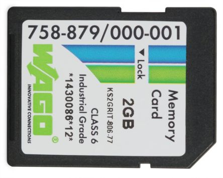 WAGO 2 GB Industrial SD SD Card [758-879/000-001]; 279-3353