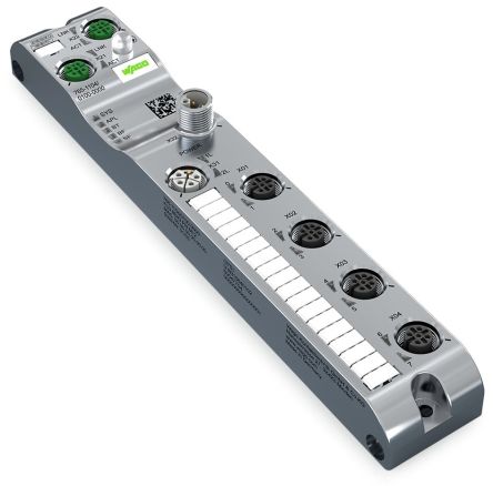 WAGO 765 Series I/O module, M12, 5 way, 4 port [765-1104/100-000]; 279-3408