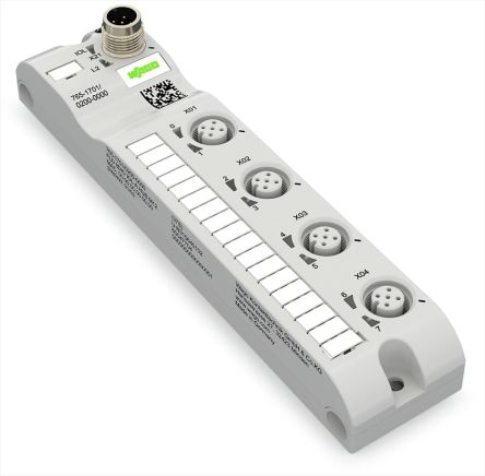 WAGO 765 Series I/O module, M12, 5 way, 4 port [765-1701/200-000]; 279-3410