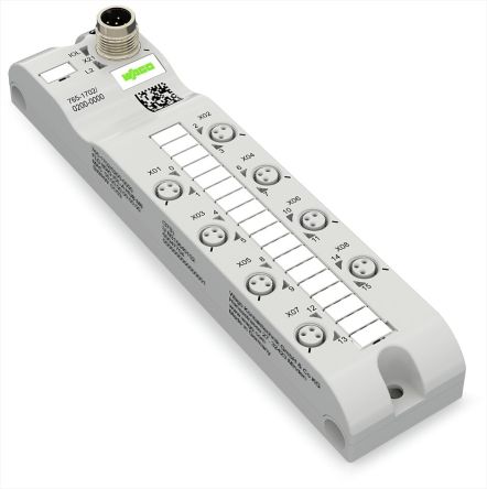 WAGO 765 Series I/O module, M12, 3 way, 8 port [765-1702/200-000]; 279-3411