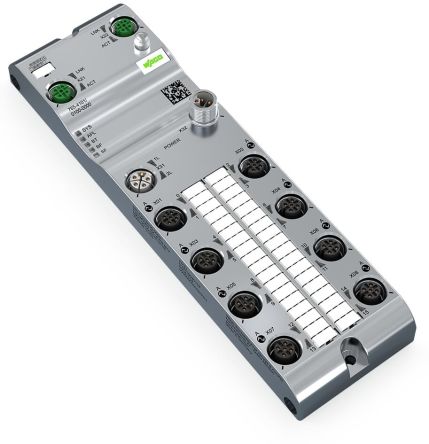 WAGO 765 Series I/O module, M12, 5 way, 8 port [765-4101/100-000]; 279-3416