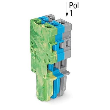WAGO 769 Series Female Connector for Use with Male Connector, 32A, CSA [769-103/000-039]; 279-3430
