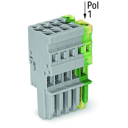 WAGO 769 Series Female Connector for Use with Male Connector, 32A, CSA [769-105/000-036]; 279-3436