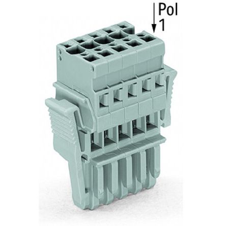 WAGO 769 Series Female Connector for Use with Male Connector, 32A, CSA [769-105/021-000]; 279-3437