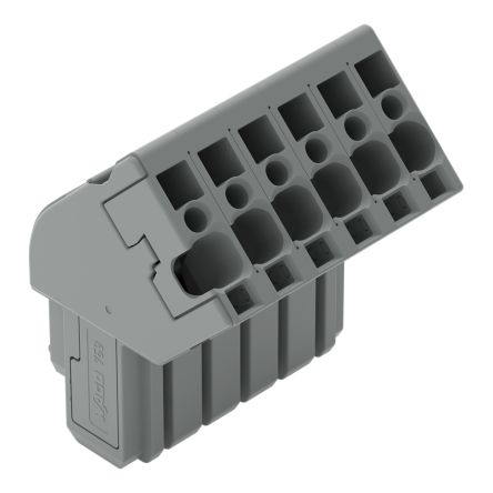 WAGO 769-106/022-000 769 Series Grey, 4mm², 1-Level, Cage Clamp Termination, CSA [769-106/022-000]; 279-3441