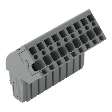 WAGO 769-109/022-000 769 Series Grey, 4mm², Cage Clamp Termination, CSA [769-109/022-000]; 279-3449