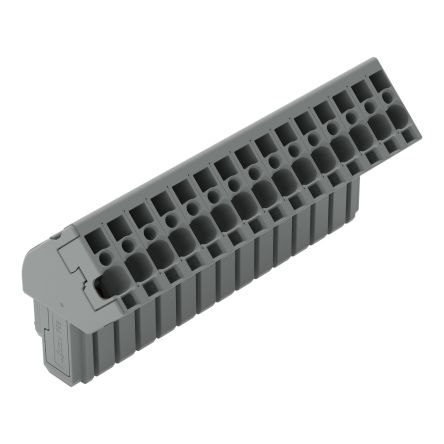 WAGO 769-115/022-000 769 Series Grey, 4mm², 1-Level, Cage Clamp Termination, CSA [769-115/022-000]; 279-3469