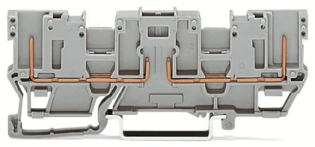 WAGO 769-161 769 Series Grey, 1-Level, Wire Termination, CSA [769-161]; 279-3493