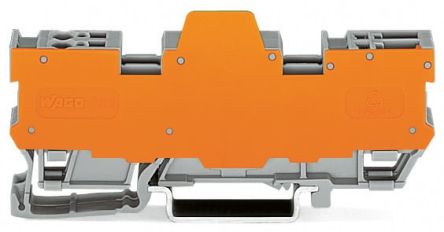 WAGO 769-182/769-314 769 Series Grey, 4mm², 1-Level, Cage Clamp Termination, CSA [769-182/769-314]; 279-3505