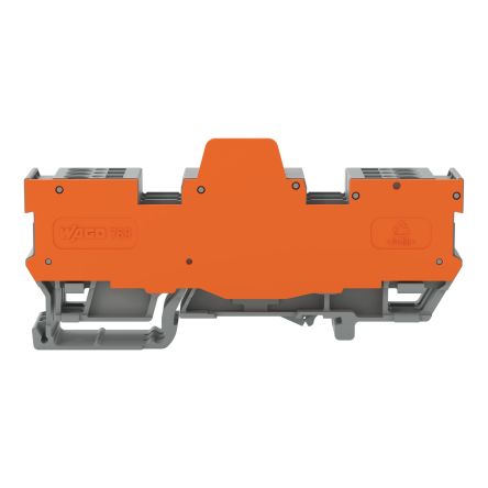 WAGO 769-193/769-319 769 Series Grey, 4mm², 1-Level, Cage Clamp Termination, CSA [769-193/769-319]; 279-3510