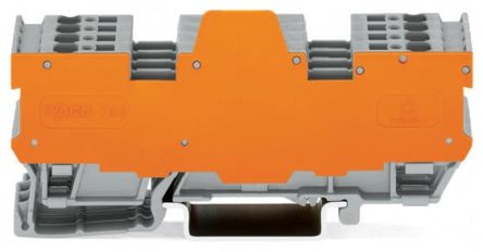 WAGO 769-194/769-319 769 Series Grey, 4mm², 1-Level, Cage Clamp Termination, CSA [769-194/769-319]; 279-3511