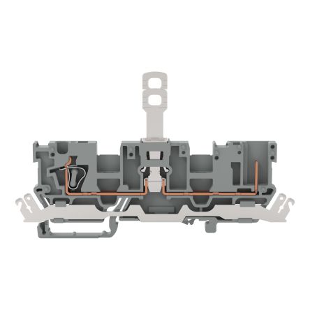 WAGO 769-213 769 Series Grey, 4mm², 1-Level, Cage Clamp Termination, CSA [769-213]; 279-3520
