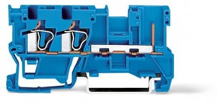 WAGO 769-251/000-006 769 Series Blue, 4mm², 1-Level, Cage Clamp Termination, CSA [769-251/000-006]; 279-3537