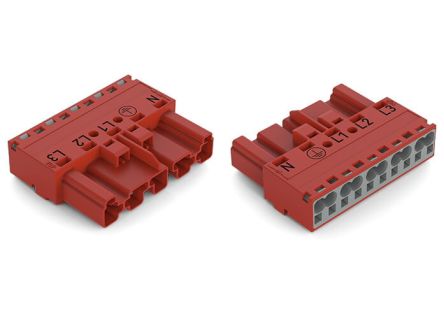 WAGO 770 Series Plug, 5-Pole, Cable Mount, 25A, IP20 [770-1315]; 279-3707