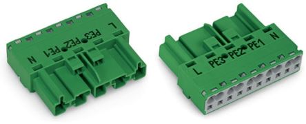 WAGO 770 Series Plug, 5-Pole, Cable Mount, 25A, IP20 [770-1335]; 279-3714