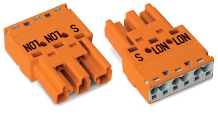 WAGO 770 Series Plug, 3-Pole, Cable Mount, 25A, IP20 [770-1353]; 279-3716