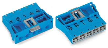 WAGO 770 Series Plug, 5-Pole, Snap-In, 25A, IP20 [770-2115]; 279-3741