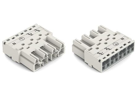 WAGO 770 Series Plug, 4-Pole, Cable Mount, 25A, IP20 [770-234]; 279-3763