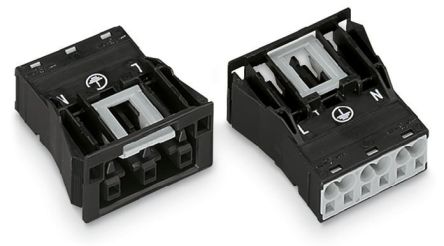 WAGO Heavy Duty Power Connector, 25A, Socket, 770 Series, 3 Contacts [770-2343]; 279-3764
