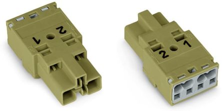 WAGO 770 Series Plug, 2-Pole, Cable Mount, 25A, IP20 [770-272]; 279-3785