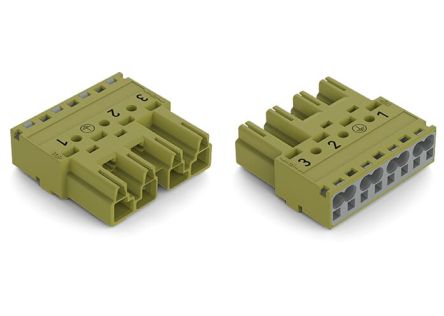 WAGO 770 Series Plug, 4-Pole, Cable Mount, 25A, IP20 [770-274/073-000]; 279-3788