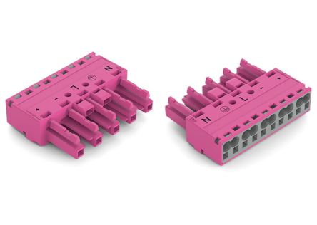 WAGO 770 Series Socket, 5-Pole, Female, Cable Mount, 25A, IP20 [770-285/082-000]; 279-3794